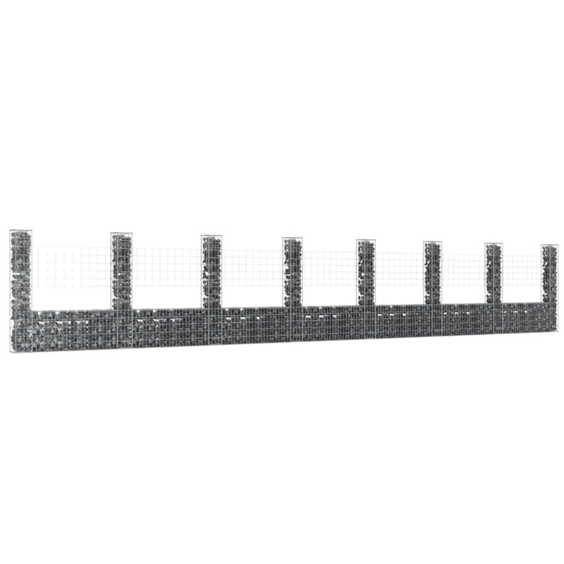 Ancell 860 cm W Mesh Fence Panels Fencing, 150cm H x 860cm W x 20cm D