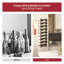 Wall Mounted Wine Bottle Rack Black