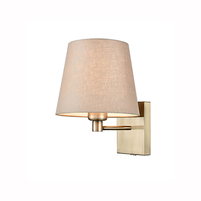 Potashnick Armed Sconce, Bronze, Taupe