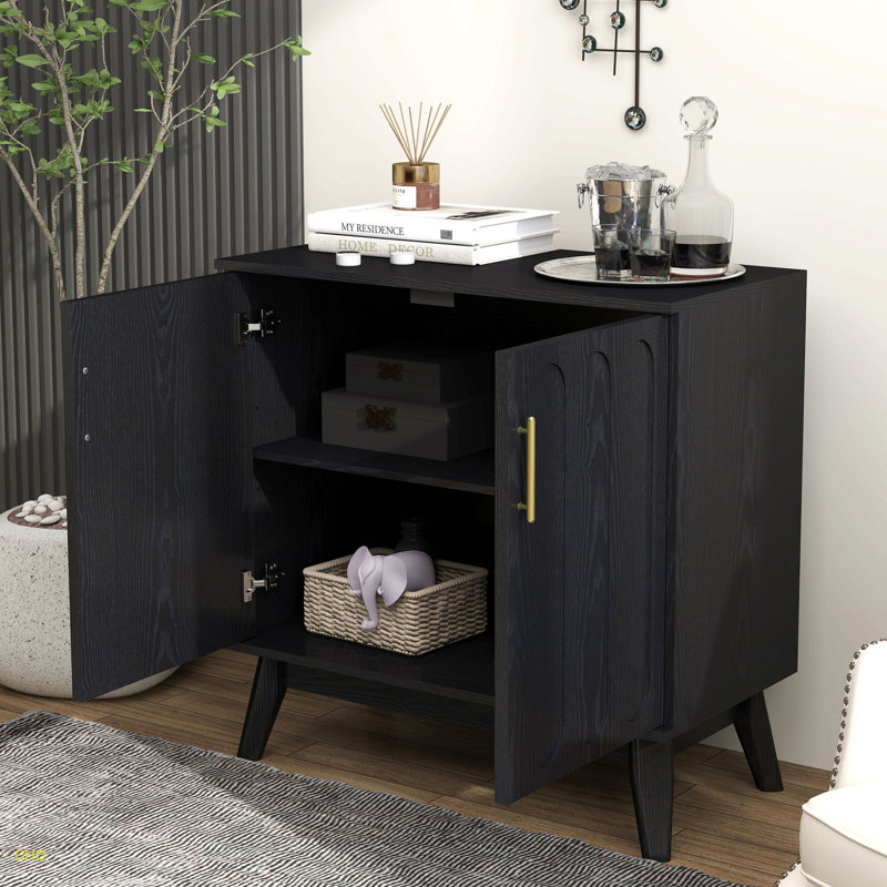 Buffet Mid Mid Century, Noir