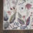 Abigayle Floral Machine Washable Cotton Area Rug in Ivory/Pink-120772285