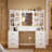Makeup Vanity with Led Mirror, Vanity Desk With 7 Drawers and 8 Storage Shelves, For Bedroom