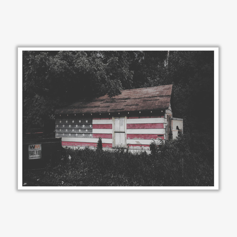 USA Hut - Print, No Frame, 42 cm H x 30 cm W x 1 cm D