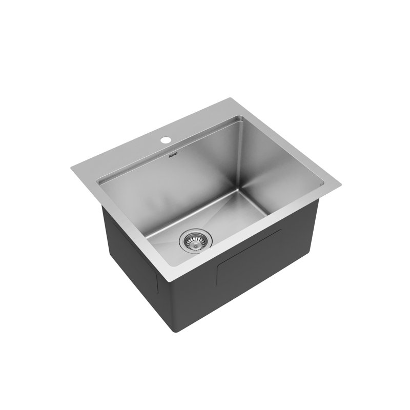 Elite Workstation 25'' L Drop-In Single Bowl Stainless Steel Kitchen Sink