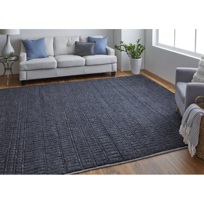 Thom Filicia Hand Knotted Wool Area Rug, Rectangle 9'6" x 13'6"