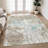 Machine Washable Indoor/Outdoor Chantille ACN2894 Floral Rug-1784749391-1784749386