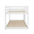 Wood Twin Over Twin Low Bunk Bed With Ladder-1014742008