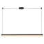 Nio 45-in Black dimmable LED Linear Pendant-153406741