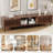 69.3'' W TV Stand Fits TV’S Up To 80 In. With 2 Slat Doors