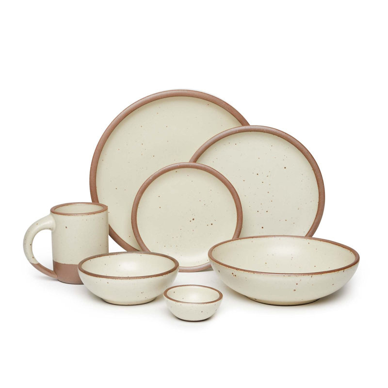 Dinnerware Set, Cream