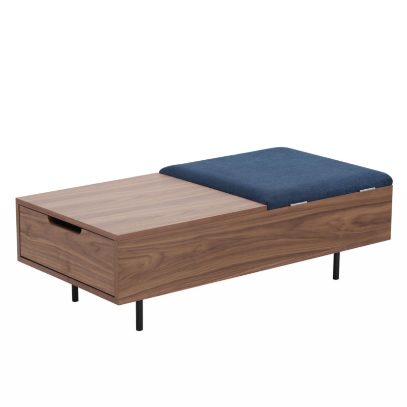 Table basse avec compartiment caché