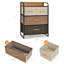 Commode de rangement 4 tiroirs Hollon