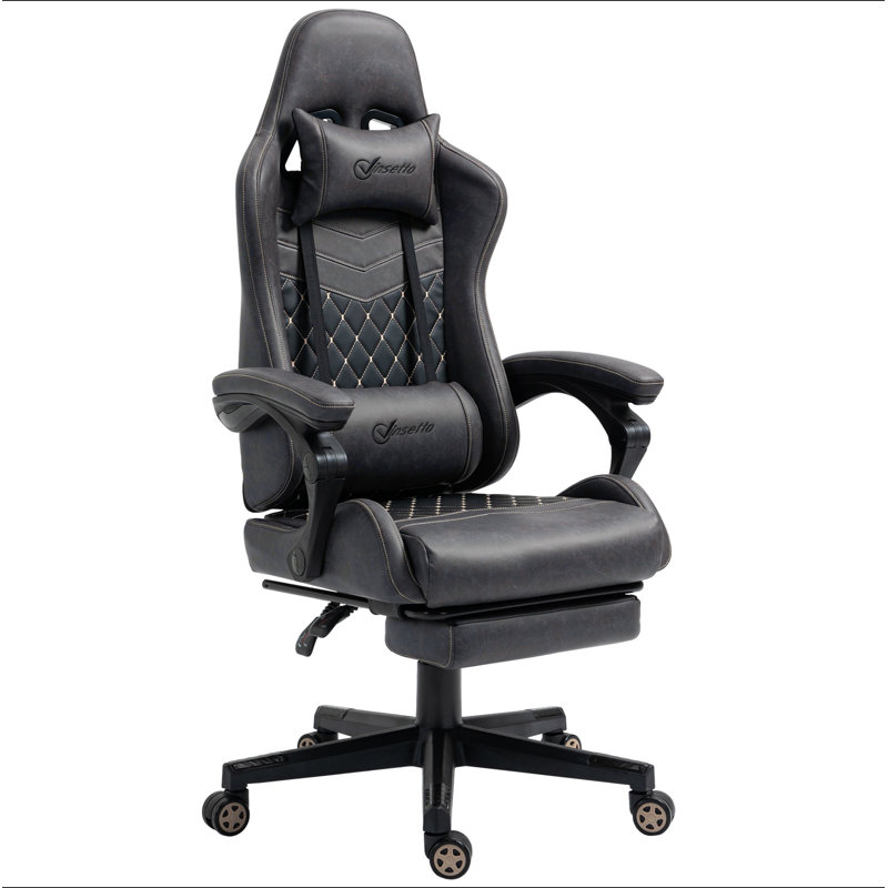 Fauteuil de jeu Vinsetto Racing, Brun