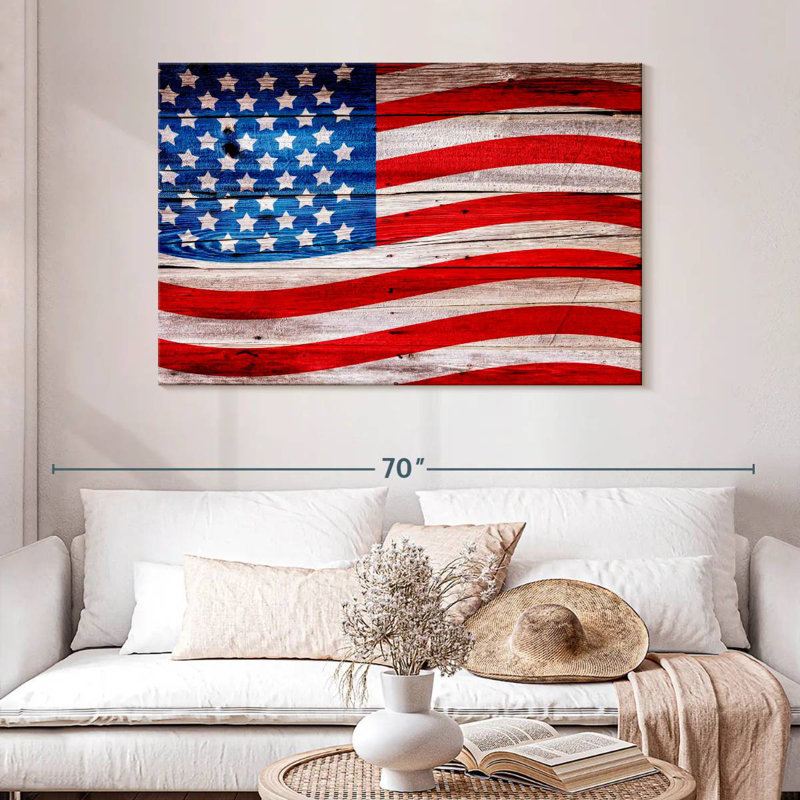 Borges Printed American Flag