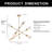 Betzabel 6 - Light Sputnik Sphere Modern Linear Chandeliers-239014866