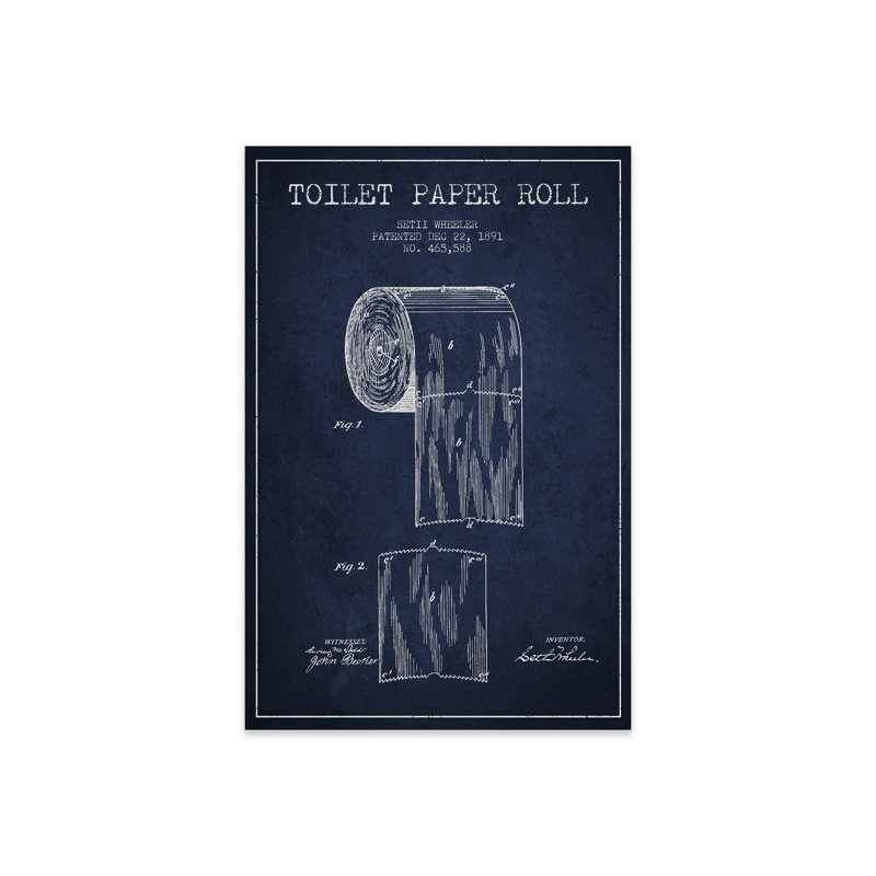 On Plastic/Acrylic, Navy Blue