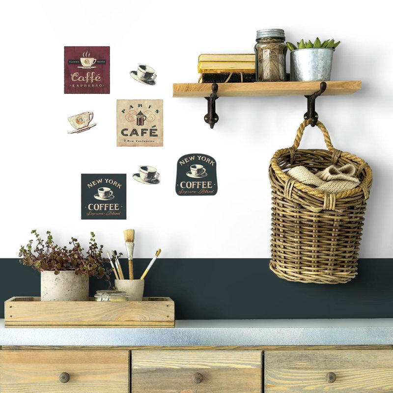 Food & Beverage Non-Wall Damaging Wall Decal