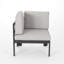 Canapé modulaire d'extérieur en aluminium Dursley