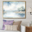 «Misty Lake Serenity Retro», reproduction sur toile