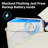 White Smart Toilet  - Automatic Flush, Radar & Foot Sensor Lid, Heated Seat, Bubble Shield, Blue Ambient Light, LED Display & Wireless Remote