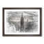New York Skyline in Abstract - Picture Frame Graphic Art Print-55724838-55724844