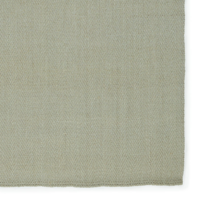 Jute / Sisal Area Rug in Green, Rectangle 5' x 8'