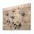 Buttercups Fields On Grey I - Buttercups Wood Wall Art On Natural Pine Wood-152500034