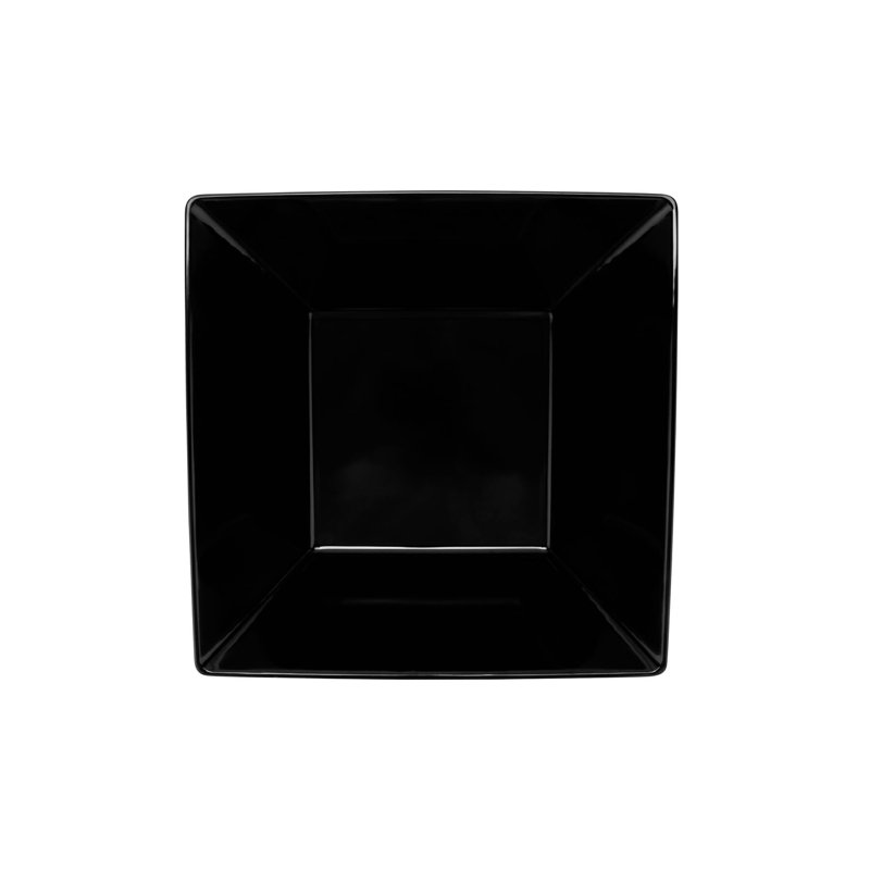 ML-248-BK - 5,7 pte (6 jantes pleine), bol carré de 12 po, profondeur de 4,25 po, Noir, noir, noir, noir