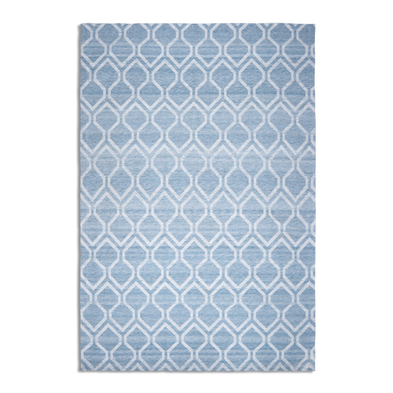 Medina Rectangle Geometric Wool Area Rug, Rectangle 120 x 170cm