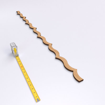 Ensemble de panneaux muraux décoratifs en bois réglables May