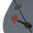Ullyot MDF Wall Clock with Aluminum Hands and Silent Non-Ticking Teardrop Shaped Design-1544923237-1538751425