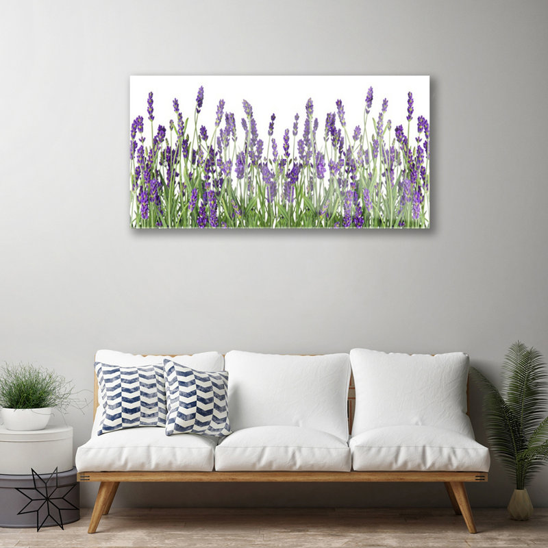 Flowers Floral - Unframed Photograph on Glass
