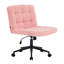Chaise de bureau avec roulettes, chaise de bureau sans accoudoirs avec support lombaire, chaise d'ordinateur pivotante à 360 °-1763472711-1763472705