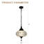 Luminaire suspendu en cristal 11,2 po