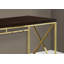 Modern Computer Desk With Chrome Metal Base-208395078