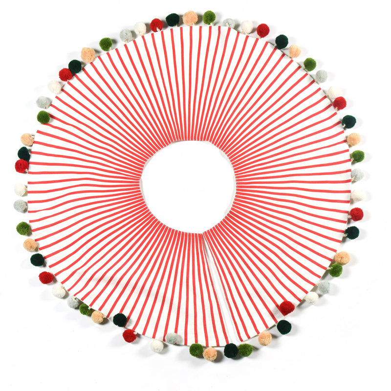 Striped Cotton Tree Skirt