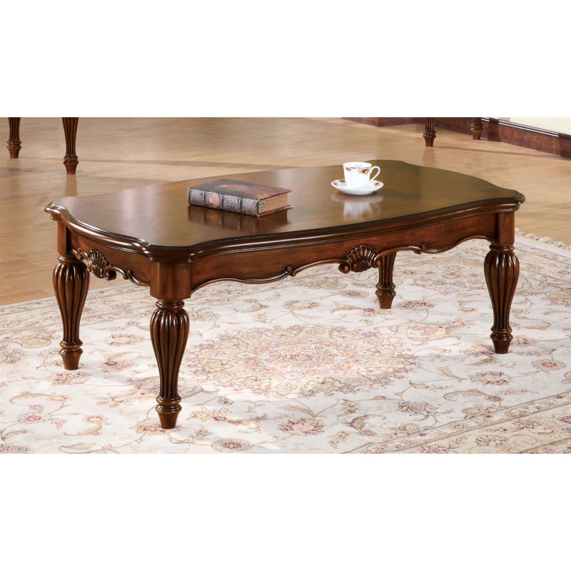 Rectangle Coffee Table With Turned Legs