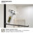 Linear 60 In. W X 56 In. H Sliding Framed Bath Tub Door And Transparent Glass in Matte Black-1522467678