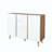 Sideboard Buffet Cabinet With 3 Drawers & 2 Doors,Buffet Cabinet With Adjustable Shelves For For Living Room Dining Room Hallway,Kitchen