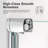 Frameless Double Sliding Shower Door-123847728