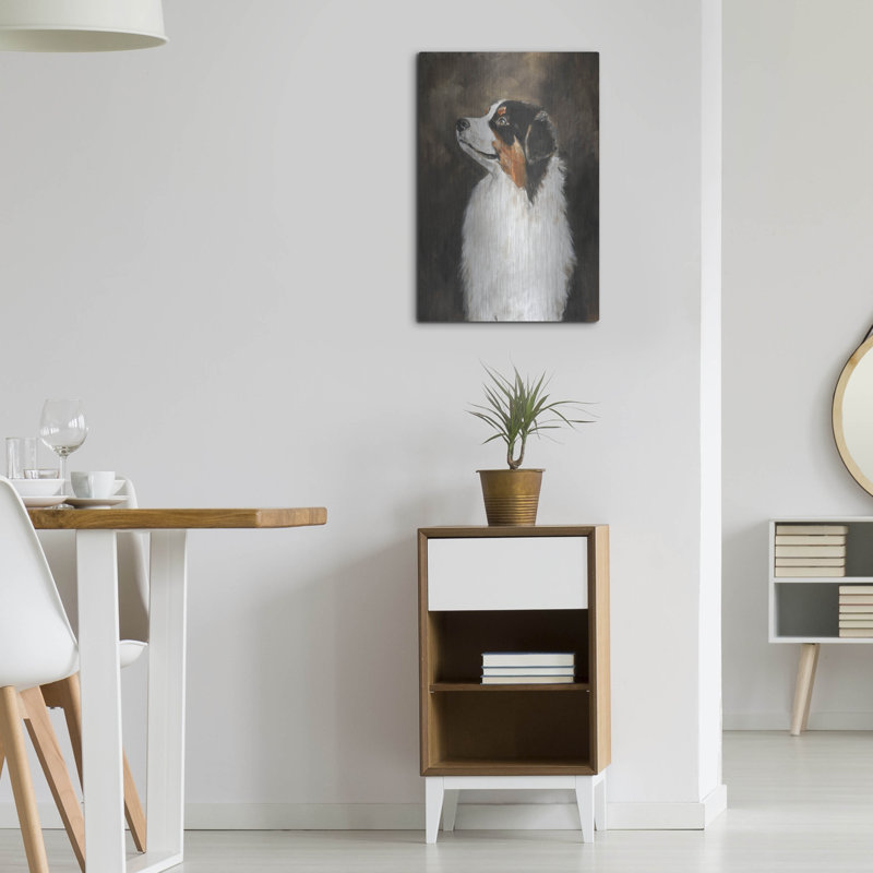 " Australian Shepherd " by Solveiga, 24" H x 16" W