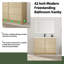 Meuble-lavabo simple 42 po avec lavabo en résine-1606591335