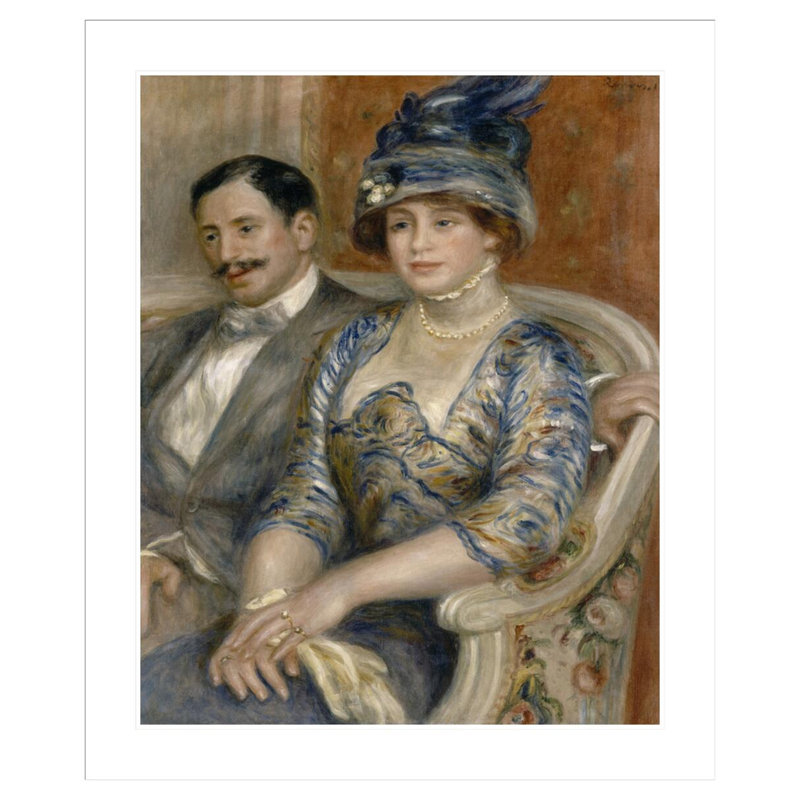 M. et Mme Gaston Bernheim de Villers (Pierre et Auguste Renoir) par Pierre-Auguste Renoir, H 40,01 po x l 33,5 po