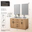 Ensemble de meuble-lavabo double avec miroir Gavino-584139499-584139498-547122678