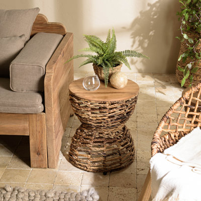 Aadhiran Solid Wood Accent Stool