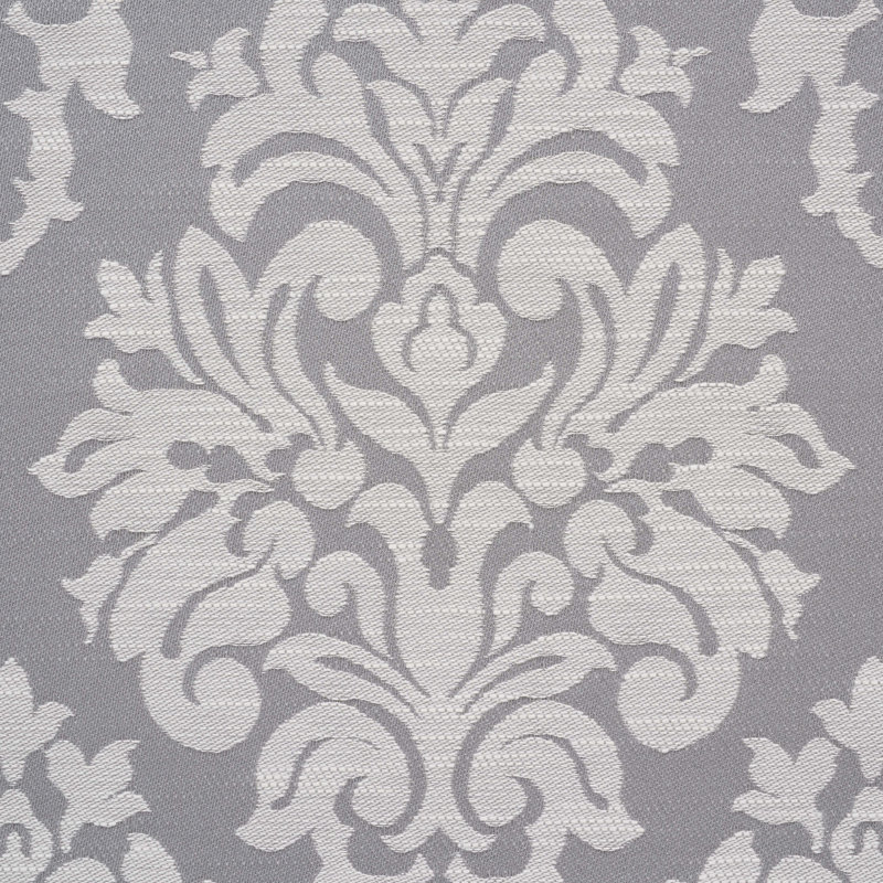 Tissu damassé intérieur / extérieur Dauphine, Ardoise