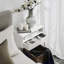 45cm W Manufactured Wood Bedside Table