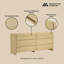 Commode double 72 po avec 6 tiroirs Linda-116194311
