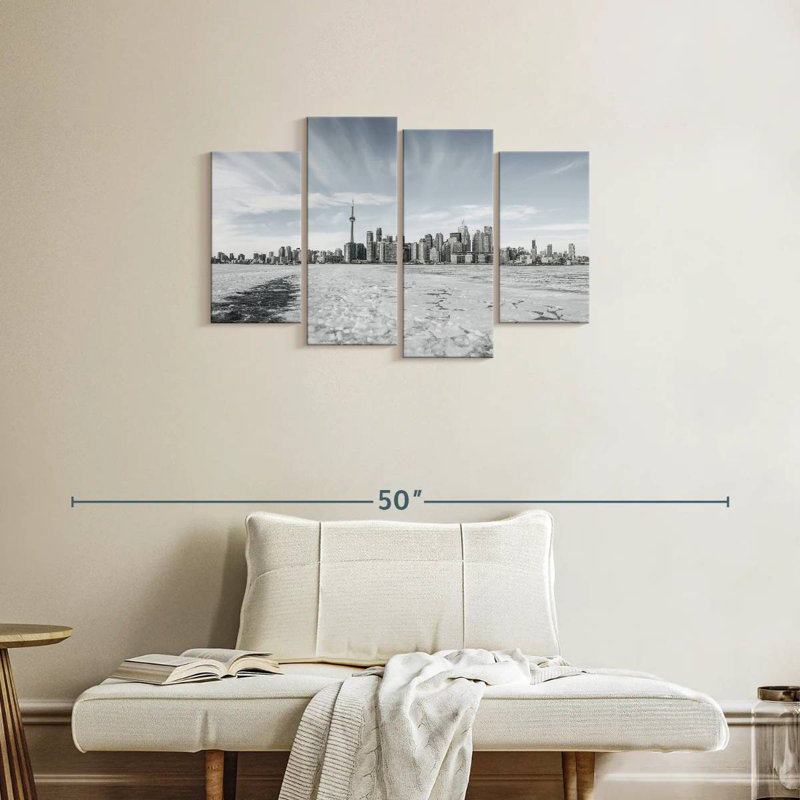 Sireci Toronto Winter Skyline, 22" H x 36" W