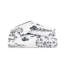 Ensemble de housse de couette réversible très grand avec housse de couette avec fermeture à glissière, ensemble de literie à motif floral 3 pièces-106246882-106246885